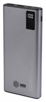 Внешний аккумулятор CACTUS 10000 мАч, USB Type-C, серый (CS-PBFSLT-10000)