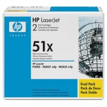 Тонер-картридж HP LaserJet Q7551X Dual Pack Black Print Cartridges (Q7551XD)
