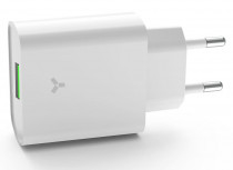 Сетевое зарядное устройство ACCESSTYLE 18 Вт, сила тока 3 A, 1x USB, белый (Sunset 18WU White)
