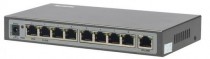 Коммутатор FALCON EYE неуправляемый, 8 портов Ethernet 100 Мбит/с, 1 uplink/стек/SFP (до 1 Гбит/с) (FE-108E-POE)