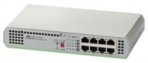 Коммутатор ALLIED TELESIS неуправляемый, 8 портов Ethernet 1 Гбит/с, AT-GS910/8E (AT-GS910/8E-50)