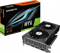 Видеокарта GIGABYTE GeForce RTX 3050 6Gb 128bit GDDR6 1792/14000 HDMIx2 DPx2 HDCP Ret (GV-N3050EAGLE OC-6GD)