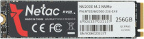 SSD накопитель NETAC 256 Гб, внутренний SSD, M.2, 2280, PCI-E x4, чтение: 2500 Мб/сек, запись: 1000 Мб/сек, TLC, NV2000 (NT01NV2000-256-E4X)