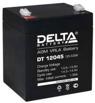 Аккумуляторная батарея DELTA ёмкость 4.5 Ач, напряжение 12 В, DT12045 (DT 12045)