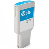 Картридж HP 745 с голубыми чернилами для принтеров Designjet, 300 мл (F9K03A)