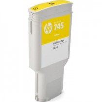 Картридж HP 745 с желтыми чернилами для принтеров Designjet, 300 мл (F9K02A)
