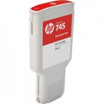 Картридж HP 745 с чернилами хроматического красного цвета для принтеров Designjet, 300 мл (F9K06A)