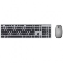 Клавиатура + мышь ASUS W5000 клав:серый/черный мышь:серый USB беспроводная slim Multimedia (90XB0430-BKM0J0)