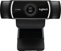 Веб камера LOGITECH 1920x1080, USB 2.0, автоматическая фокусировка, встроенный микрофон, WebCam C922 Pro Stream (960-001088/960-001089)