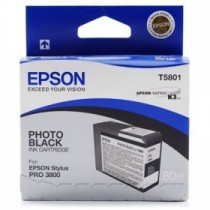 Картридж EPSON Stylus Pro 3800 черный 80мл (C13T580100)