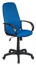 Кресло БЮРОКРАТ руководителя (синее TW-10) (CH-808AXSN/TW-10)