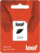 Адаптер для чтения карт памяти LEEF с microSD на SD белый (LFADP-00RW)