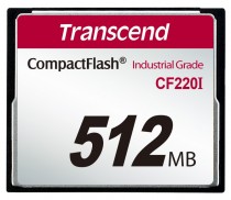 Карта памяти TRANSCEND 512 Мб, Compact Flash, 220 x, CF220I (TS512MCF220I)