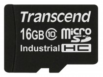 Карта памяти TRANSCEND micro SDHC, 16 Гб Class 10 MLC, темп. режим от -40 до +85, (TS16GUSDC10I)
