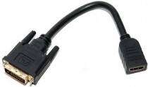 Переходник 5BITES HDMI (F) - DVI-D (M), 0.15м (BC-HDF2DVI)