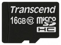 Карта памяти TRANSCEND micro SDHC 16Gb class10 no adapter (TS16GUSDC10)