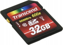 Карта памяти TRANSCEND 32 Гб, SDHC, Secure Digital HC, чтение: 85 Мб/с, запись: 45 Мб/с (TS32GSDHC10U1)