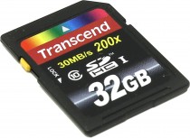Карта памяти TRANSCEND 32 Гб, SDHC, Secure Digital HC (TS32GSDHC10)