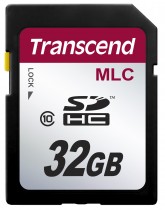 Карта памяти TRANSCEND SDHC, 32 Гб Class 10 MLC, темп. режим от -25 до +85, (TS32GSDHC10M)