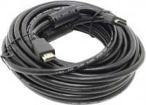 Кабель 5BITES HDMI (M) -> HDMI (M), 10m, V1.4b, 2 ферритовых фильтра, позолоченные контакты (APC-014-100)