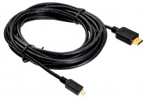 Кабель BURO HDMI (m) - Micro HDMI (m) 5м черный