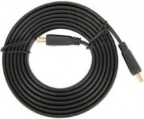 Кабель 5BITES HDMI (M) -> HDMI (M), 1.0m, V1.4b, плоский, позолоченные контакты (APC-185-001)