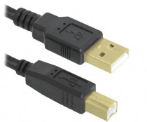 Кабель DEFENDER USB 2.0 A (male) - USB B (male), USB04-06PRO, 1.8м (87430)