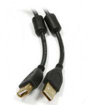 Удлинитель BURO USB 2.0 A (M) - A (F), 1.8м (USB2.0-AM-AF-1.8M-MG)