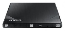 Внешний привод LITEON DVD+/-RW черный USB slim ext M-Disk RTL (EBAU108)