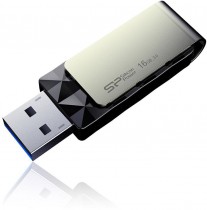 Флеш диск SILICON POWER 16 Гб, USB 3.0, Blaze B30 Black (SP016GBUF3B30V1K)