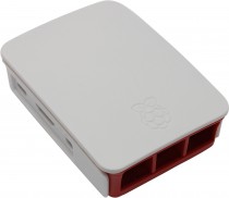 Корпус ACD Red+White ABS Plastic case for Raspberry Pi 3 (RA129)