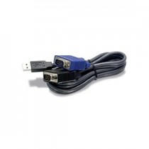 KVM кабель TRENDNET для КВМ-переключателей с интерфейсами VGA и USB длиной 3 метра (TK-CU10)