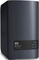 Сетевое хранилище (NAS) WD сетевой накопитель, настольный, мест под HDD: 2, 4000 Гб, оперативной памяти 1 ГБ DDR3, 1x1000 Мбит/с, Western Digital My Cloud EX2 Ultra 4Tb (WDBSHB0040JCH-EEUE)