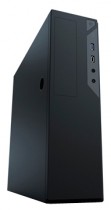 Корпус POWERMAN Slim-Desktop, 300 Вт, 2xUSB 3.0, Audio, EL501BK 300W Black (6116779)