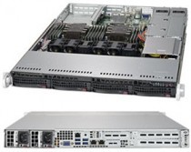 Серверная платформа SUPERMICRO 1U, 2 x LGA3647, Intel C621, 12 x DDR4, 4 x 3.5
