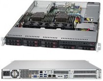 Серверная платформа SUPERMICRO 1U, 2 x LGA3647, Intel C621, 12 x DDR4, 8 x 2.5