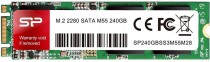 SSD накопитель SILICON POWER 240 Гб, внутренний SSD, M.2, 2280, SATA-III, чтение: 560 Мб/сек, запись: 530 Мб/сек, M55 (SP240GBSS3M55M28)