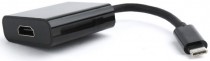Переходник GEMBIRD Cablexpert USB Type-C/HDMI, 15см, пакет (A-CM-HDMIF-01)