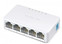 Коммутатор MERCUSYS неуправляемый, 5 портов Ethernet 100 Мбит/с (MS105)