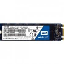 SSD накопитель WD 500 Гб, внутренний SSD, M.2, 2280, SATA-III, чтение: 560 Мб/сек, запись: 530 Мб/сек, TLC, Western Digital Blue (WDS500G2B0B)