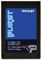 SSD накопитель PATRIOT MEMORY 120 Гб, SATA-III, чтение: 560 Мб/сек, запись: 540 Мб/сек, TLC, кэш - 32 Мб, внутренний SSD, 2.5