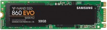 SSD накопитель Samsung 500 Гб, внутренний SSD, M.2, 2280, SATA-III, чтение: 550 Мб/сек, запись: 520 Мб/сек, TLC, 860 EVO (MZ-N6E500BW)