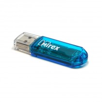Флеш диск MIREX 4 Гб, USB 2.0, Elf Blue (13600-FMUBLE04)