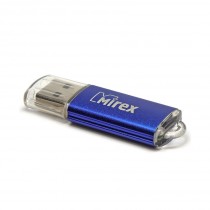 Флеш диск MIREX 4 Гб, USB 2.0, Unit Blue (13600-FMUAQU04)