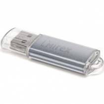 Флеш диск MIREX 8 Гб, USB 2.0, Unit Silver (13600-FMUUSI08)