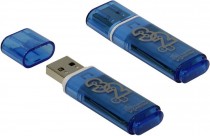 Флеш диск SMARTBUY 32 Гб, USB 2.0, Glossy Blue (SB32GBGS-B)