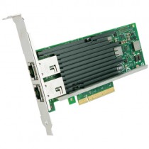 Сетевая карта INTEL интерфейс PCI, скорость 10 Гбит/с, 2 разъёма RJ45, X540-T2 (X540T2)