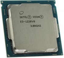 Процессор серверный INTEL Socket 1151, Xeon E3-1220 v6, 4-ядерный, 3000 МГц, Kaby Lake-S, Кэш L2 - 1 Мб, Кэш L3 - 8 Мб, 14 нм, 72 Вт, OEM (CM8067702870812)