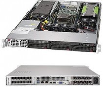 Серверная платформа SUPERMICRO 1U, LGA3647, Intel C621, 6 x DDR4, 3 x 3.5