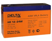 Аккумуляторная батарея DELTA ёмкость 6 Ач, напряжение 12 В, HR12-24W (HR 12-24W)